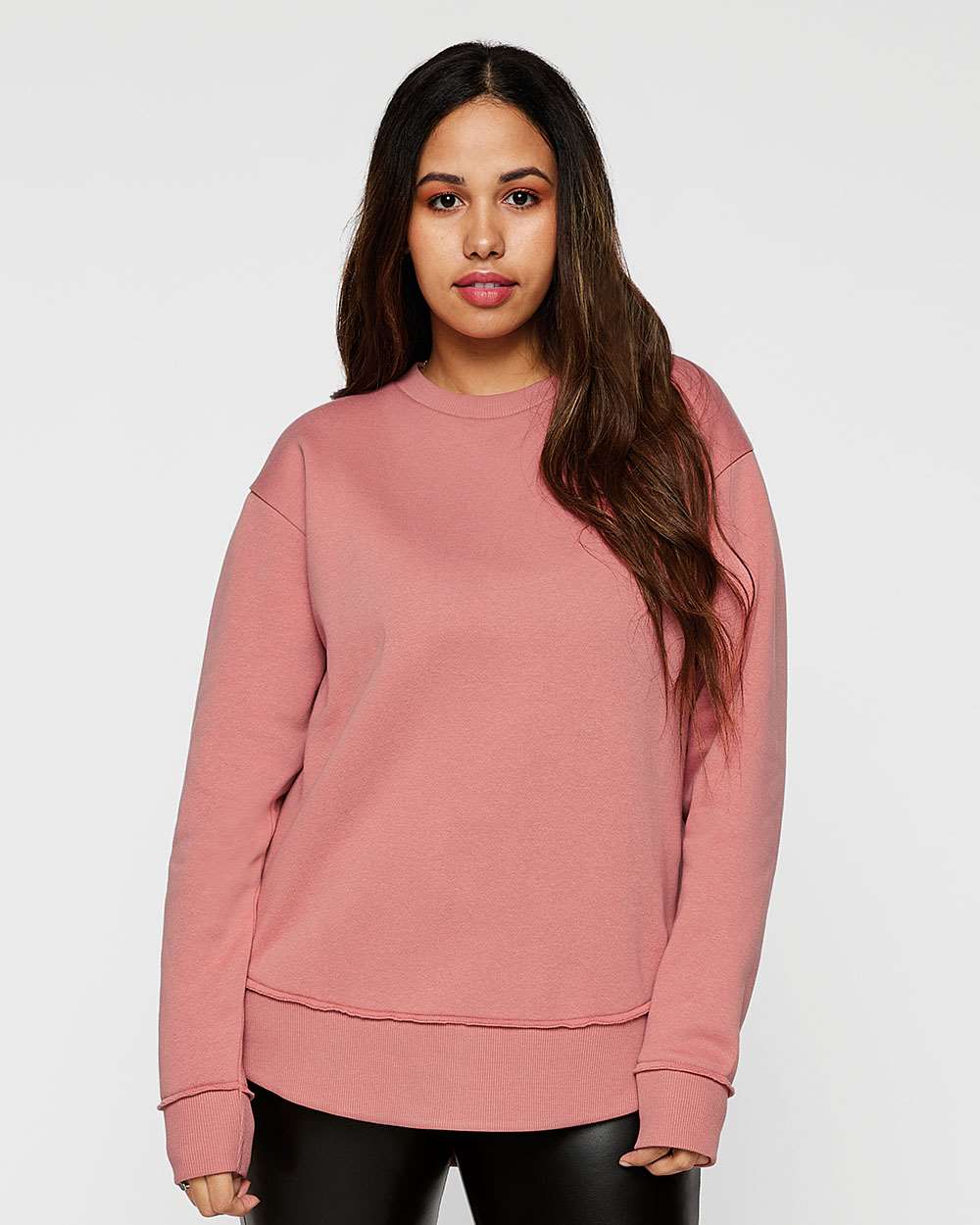 Women's Weekend Fleece Crewneck Sweatshirt $45