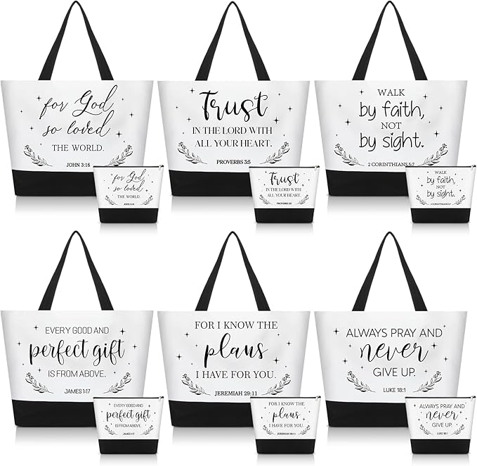 Women Canvas Tote Bag + Free Matching Pouch $16